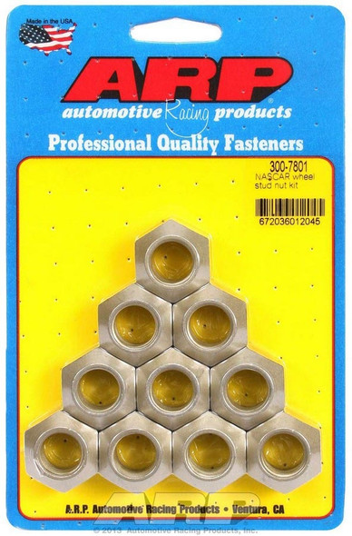 Nascar Wheel Stud Nut Kit (10) (ARP300-7801)