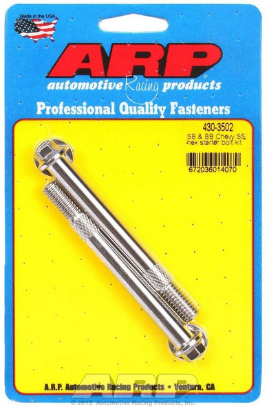 S/S Starter Bolt Kit 6pt. (ARP430-3502)