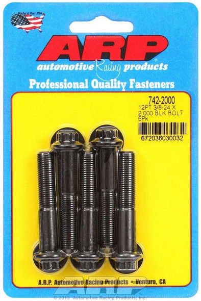 Bolt Kit - 12pt. (5) 3/8-24 x 2.000 (ARP742-2000)