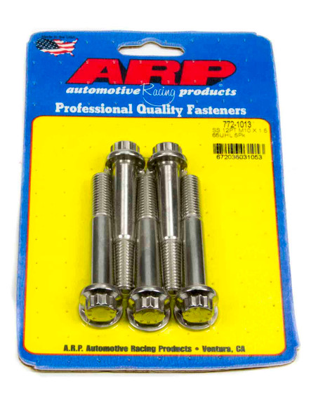 S/S Bolt Kit - 12pt. (5) 10mm x 1.5 x 65mm (ARP772-1013)