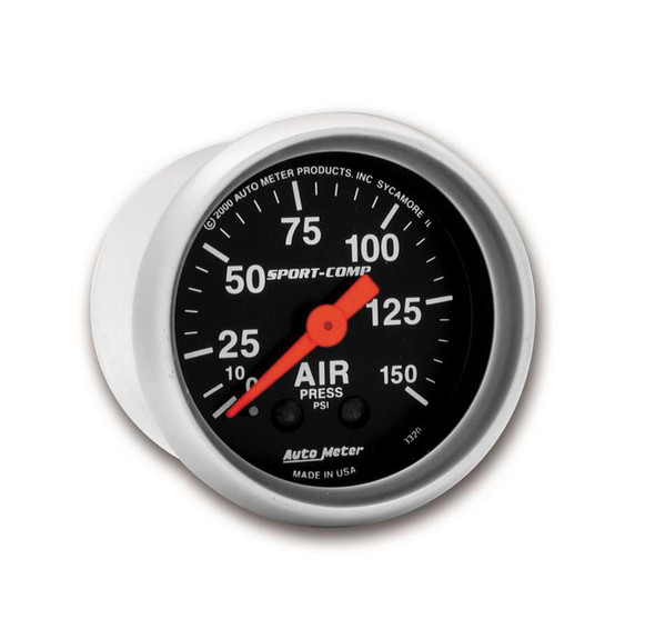 2-1/16in S/C Air Press. Gauge 0-150psi (ATM3320)