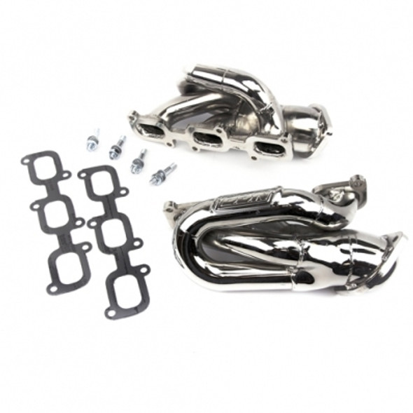 1-5/8 Shorty Headers 11-14 V6 Mustang Chrome (BBK1442)