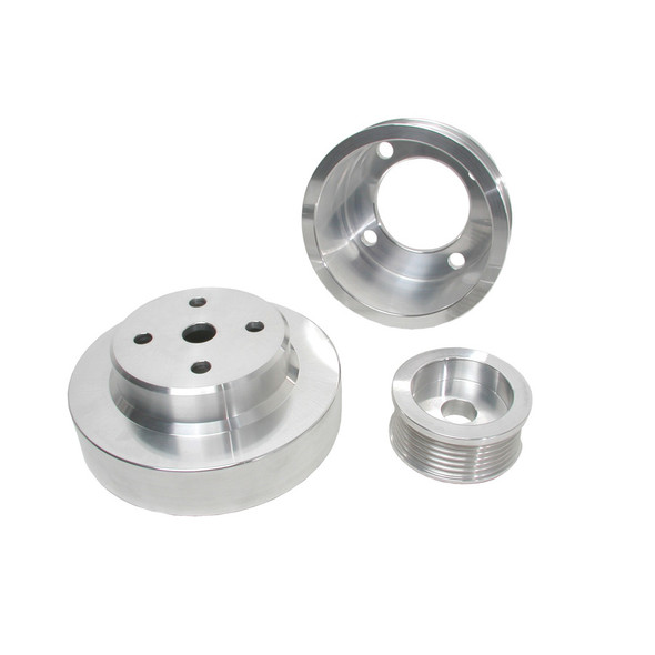 3pc. Aluminum Pulley Kit - 79-93 Mustang (BBK1553)