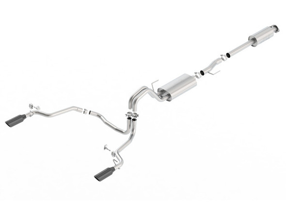 15-17 Ford F150 2.7/3.5L Cat Back Exhaust (BOR140615BC)