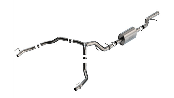 21- Escalade 6.2L Cat Back Exhaust (BOR140890)