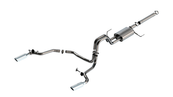 21- Ford F150 3.5L Cat Back Exhaust (BOR140903)