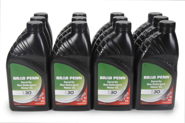 Brad Penn Motor Oil SAE 30W Case 12 x 1 Quart (BPO70306-12)