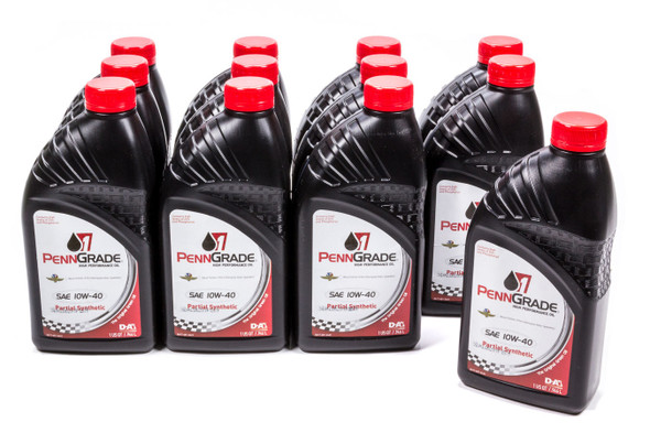 10w40 Racing Oil Cs/12Qt Partial Synthetic (BPO71446-12)