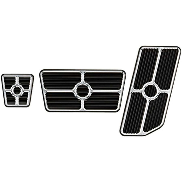 Universal Pedal Kits Grooved Black (BSP198625)