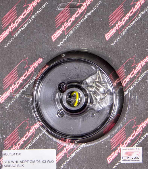 96-03 GM Steering Wheel Adapter Black (BSPBLK31126)