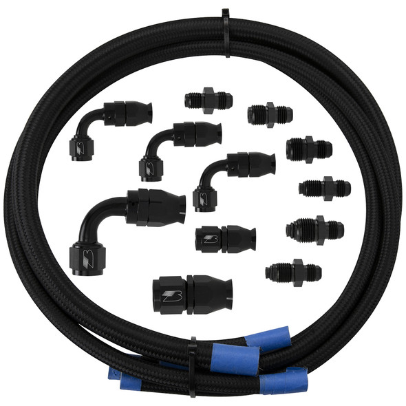 Hose Kit Power Steering w/Remote Reservoir (BSPBLK77900)