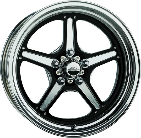 Street Lite Black Wheel 15x10 3.5in BS (BSPBRS035106135N)