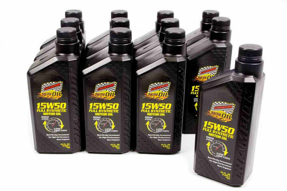 15w50 Synthetic Racing Oil 12x1Qt (CHO4309H-12)