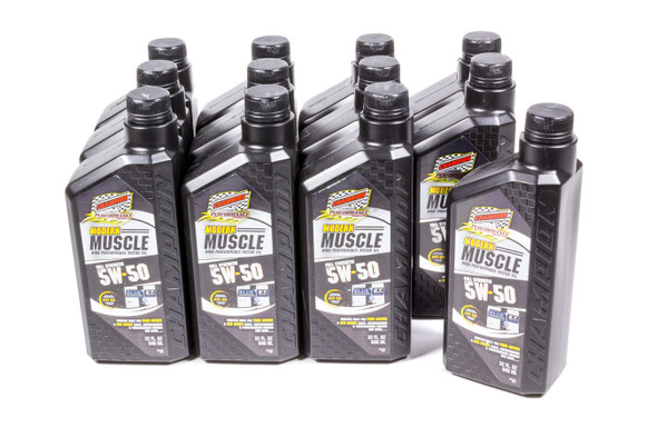 Modern Muscle 5w50 Oil Case 12x1Qt. Full Syn. (CHO4403H-12)