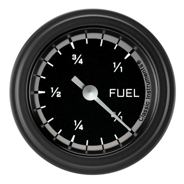 Autocross Grey Fuel Gaug e 2-1/8 Full Sweep (CLAAX109GBLF)