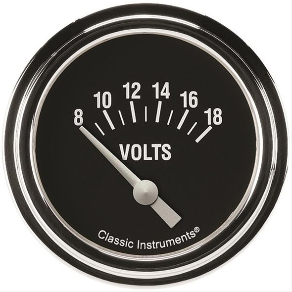 Hot Rod Volt Gauge 2-5/8 Short Sweep (CLAHR230SLF)