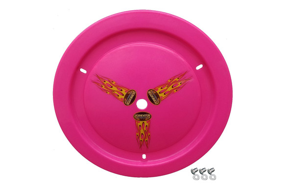 Wheel Cover Dzus-On Pink Real Style (DOM1006-D-PK)