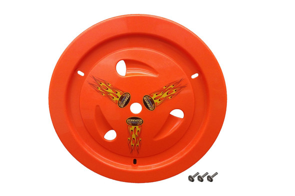 Wheel Cover Bolt-On Fluo Orange Real Style (DOM1007-B-FOR)