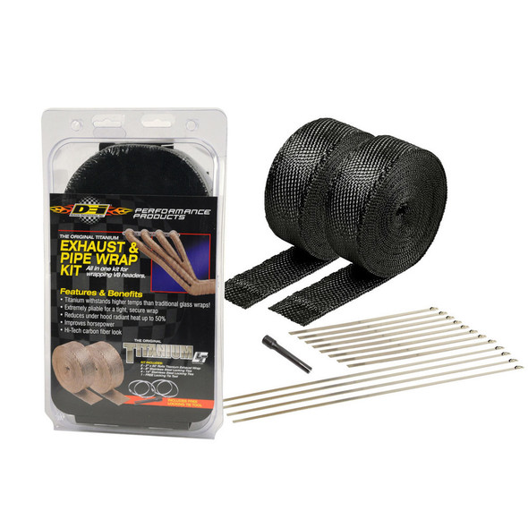 Exhaust & Pipe Wrap Kit Black Titanium (DSN10073)