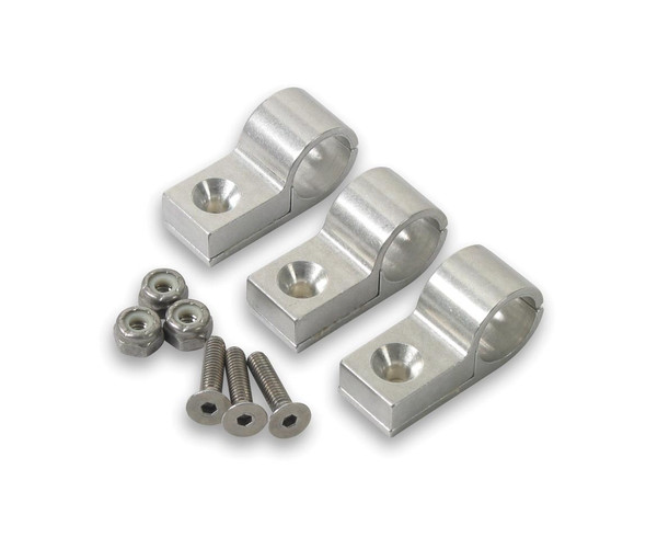 1/4in Polished Alum Line Clamps (6pk) (EAR170204ERL)