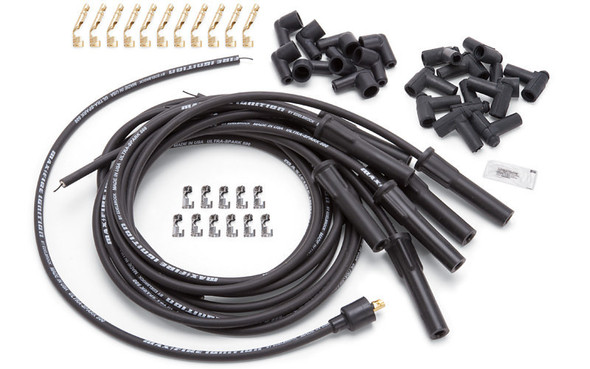 Max Fire Plug Wire Set w/Str Flex Boots Black (EDE22700)