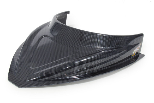 MD3 Hood Scoop 3in Tall Curved Carbon Fiber Look (FIV040-4114-CF)