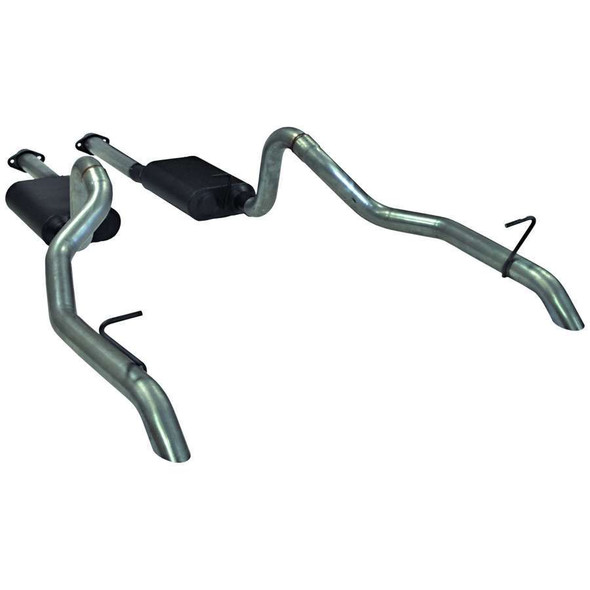 A/T Exhaust System - 87-93 Mustang GT (FLO17116)