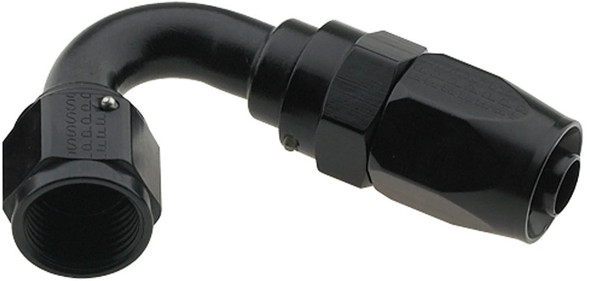 Hose Fitting #4 120 Deg Pro-Flow Black (FRG231204-BL)