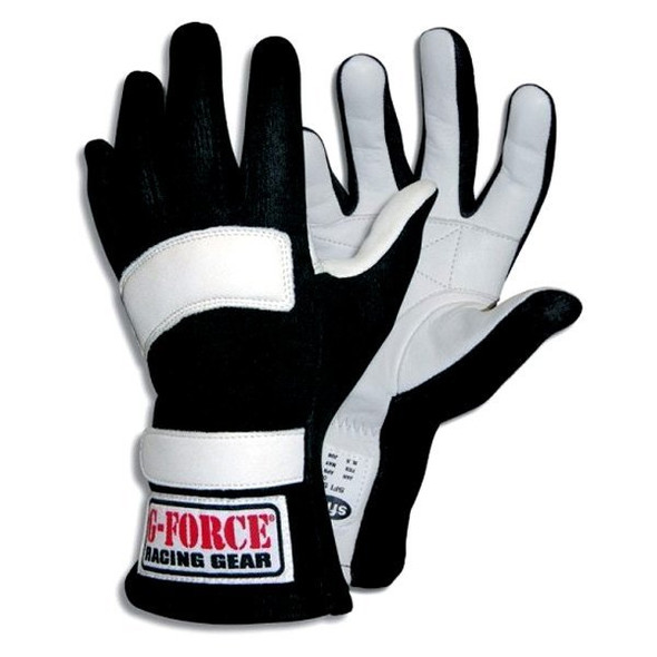 GF5 Racing Gloves Child Medium Black (GFR4101CMDBK)