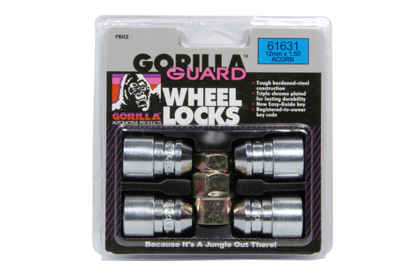 4 Gorilla Guard Locks Acorn 12mm x 1.50 (GOR61631)