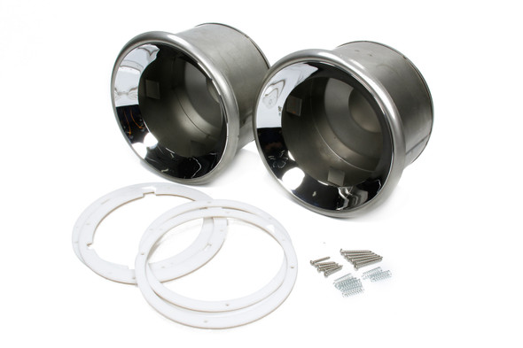Frenched Headlamp Set Chrome Plated' (HAGH4050C)