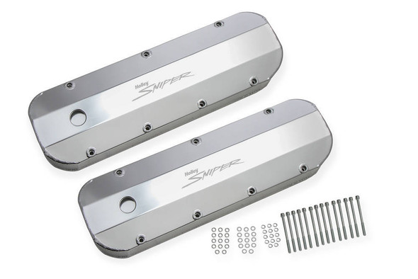 Sniper Fabricated Valve Covers BBC Tall (HLY890002)