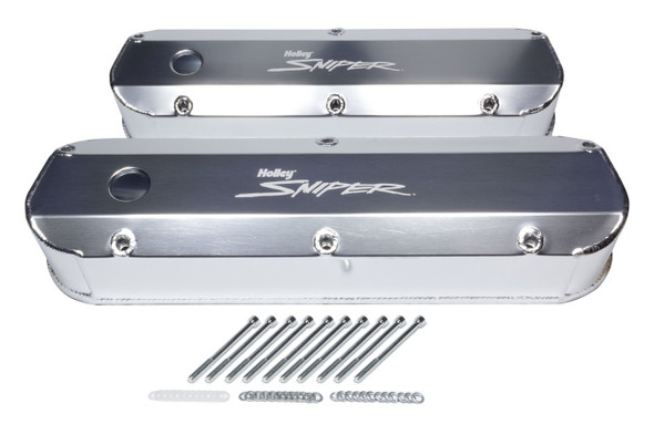 Sniper Fabricated Valve Covers SBF Tall (HLY890012)