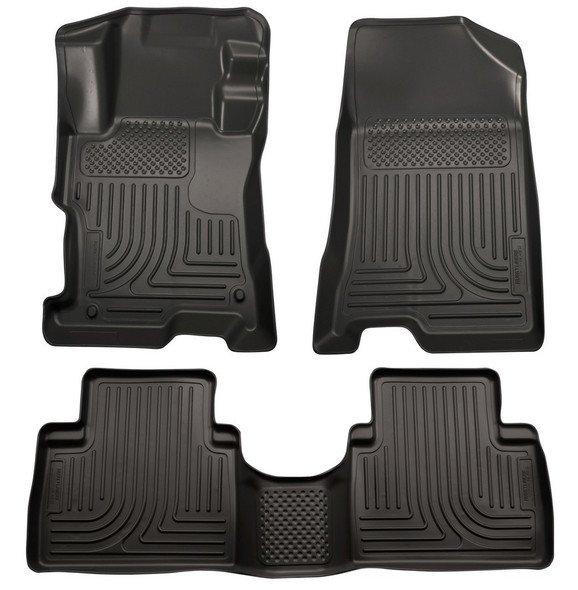 08-12 Honda Accord Front /2nd Floor Liners Black (HSK98401)