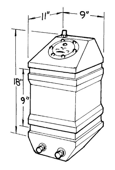 5-Gallon Drag Race Cell (JAZ250-105-01)