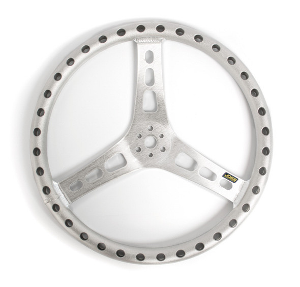 15in LW Flat Steering Wheel Plain (JOE13535-A)