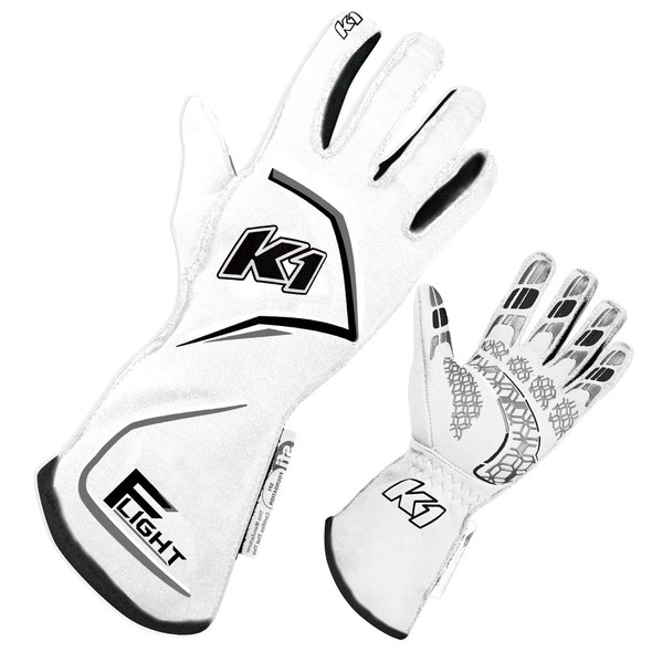 Gloves Flight Medium White (K1R23-FLT-WG-M)