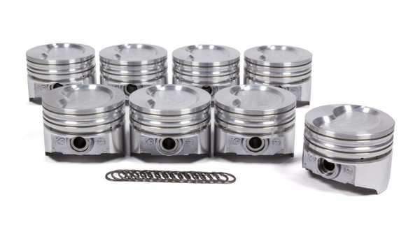 SBF 351W D-Cup 2V Piston Set 4.030 Bore -19.5cc (KBPKB303.030)