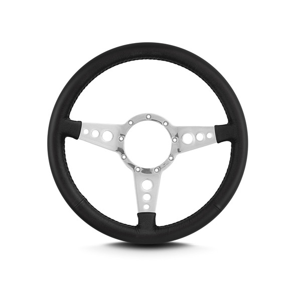Steering Wheel Mark 4 GT Polished w/Black Wrap (LEC42201)