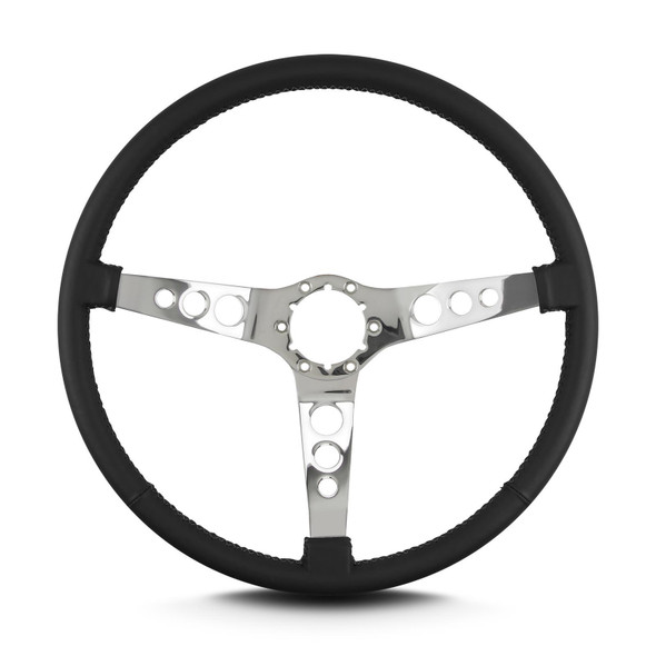 Steering Wheel Stainless Steel Vette Hot Rod (LEC66801)
