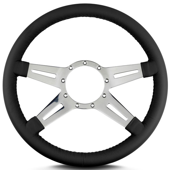 Steering Wheel Mark 9 El egante Pol. w/Black Wrap (LEC93201)