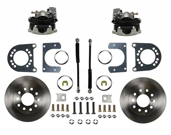 GM 55-68 Rear Disc Brak e Kit Zinc Calipers (LEERC1007)