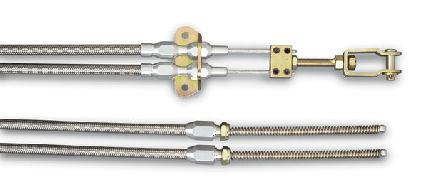 Universal E-Brake Cables Stainless (LOKEC-80FHT)