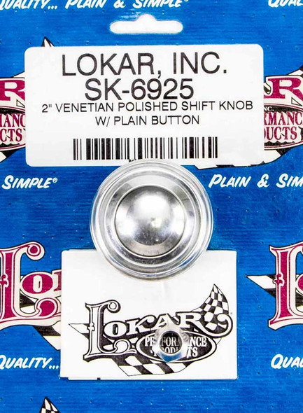 2in Shift Knob Venetian Polished w/Button (LOKSK-6925)