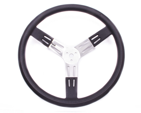 17in. Steering Wheel Black Alum. Smooth Grip (LON52-56811)