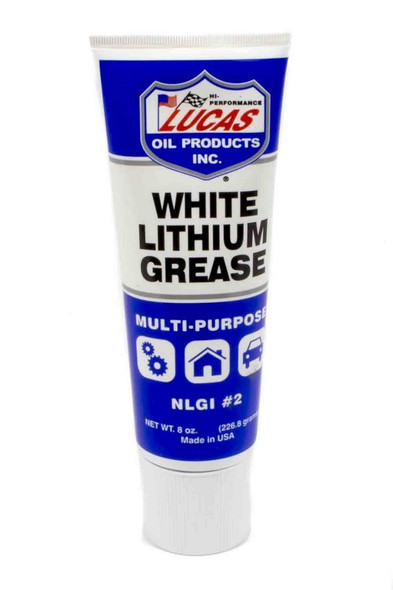 White Lithium Grease 8 Ounce (LUC10533)