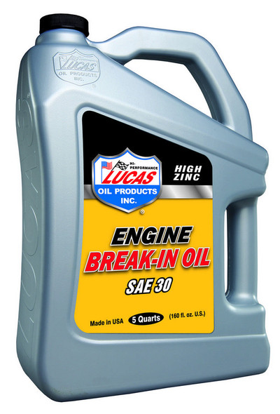 SAE 30 Break-In Oil 5 Qt Bottle (LUC10631)