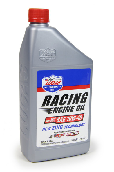 10w40 Semi Synthetic Racing Oil 1 Quart (LUC10943)