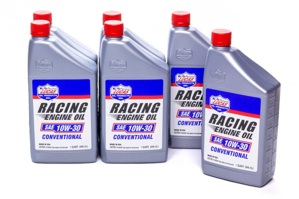 SAE Racing Oil 10w30 Case 6 x 1qt (LUC11016-6)