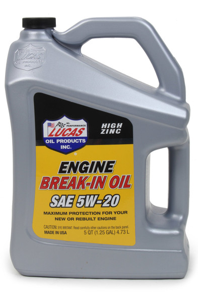 SAE 5w20 Break-In Oil 5 Quart (LUC11034)